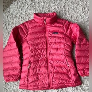 Patagonia Kids Pink Puffer Jacket, size 14 (XL)
